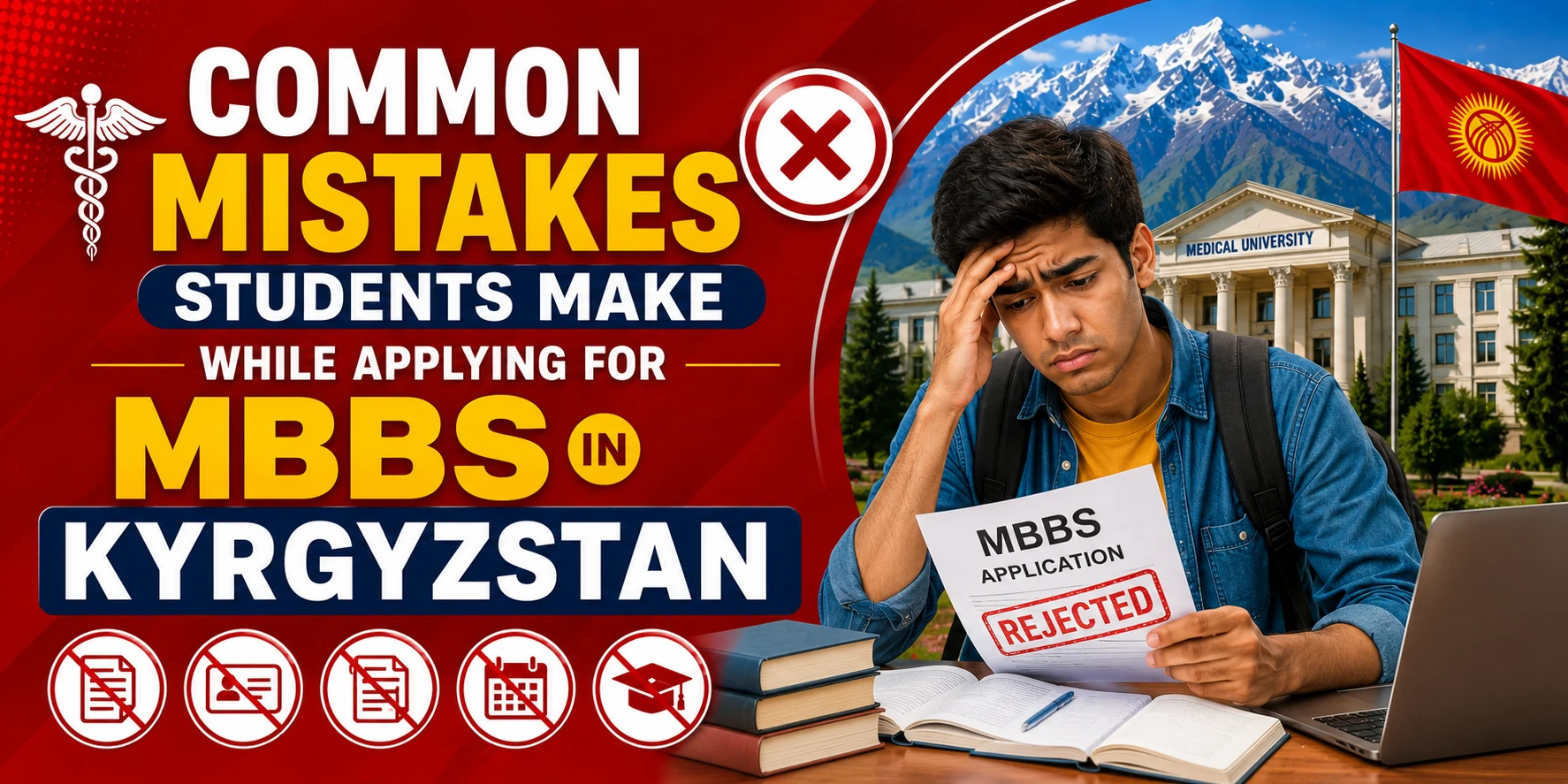 Common Errors While Applying for MBBS in Kyrgyzstan